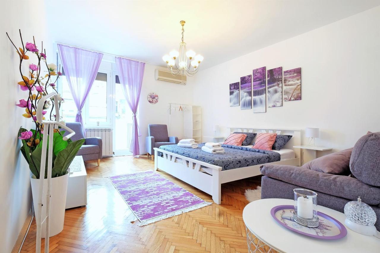 Zen City Center Apartment & Garage Nearby Belgrád Kültér fotó
